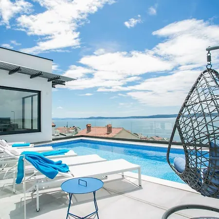 Olive Exclusive - 8 People, Heated Pool, Okrug Gornji, Sea View فيلة *